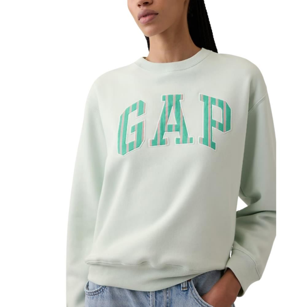 POLERA GAP LOGO CHIC MINT GREEN T-L